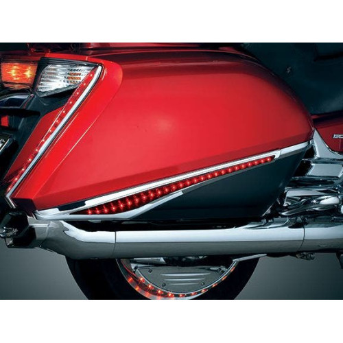 PartzBiz HD: 4413136-Kuryakyn Chrome Saddlebag Accent โฉบเฉี่ยวพร้อมไฟ LED สำหรับ GL1800 & F6B | 3232 PartzBiz HD: 4413136-Kuryakyn Chrome Saddlebag Accent โฉบเฉี่ยวพร้อมไฟ LED สำหรับ GL1800 & F6B | 3232