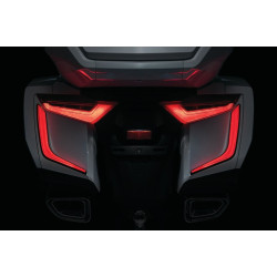 PartzBiz HD KA3262 - Kuryakyn 3262 Omni LED กระเป๋าข้างด้านหลังเน้น Honda Gold Wing GL1800 18-20
