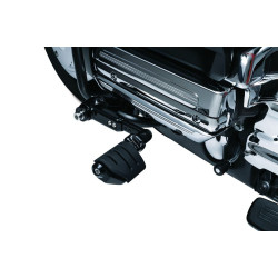 PartzBiz HD KA3990 - Kuryakyn 3990 Gloss Black Ergo III Trident Dually ISO-หมุด Honda GL1800 F6B Valkyrie | 3990