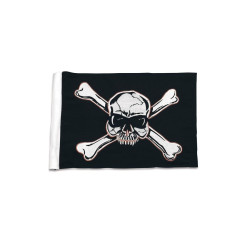 PartzBiz HD KA4208 - Kuryakyn 4208 Chrome 12 ” & 18 ” Staffs American POW & MIA เสาธงด้านข้าง Harley FLHT