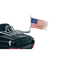 PartzBiz HD KA4254 - Kuryakyn 4254 Flag Pole w/ 1/2" Bar Vertical Mount Flag for Harley & Metric PartzBiz HD KA4254 - Kuryakyn 4254 Flag Pole w/ 1/2" Bar Vertical Mount Flag for Harley & Metric
