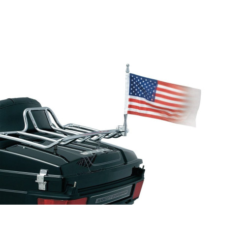 PartzBiz HD: 4413127-Kuryakyn 4254 Flag Pole w/ 1/2" Bar Vertical Mount Flag for Harley & Metric PartzBiz HD: 4413127-Kuryakyn 4254 Flag Pole w/ 1/2" Bar Vertical Mount Flag for Harley & Metric
