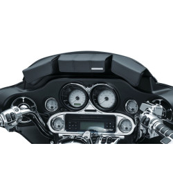 PartzBiz HD KA5212 - Kuryakyn 5212 กระเป๋าไวนิลสีดำ 96-13 Harley Batwing FLH Touring & Trike
