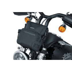 PartzBiz HD KA5219 - Kuryakyn 5219 กระเป๋า Barrio สีดำ Harley Indian Victory Metric Universal 485600