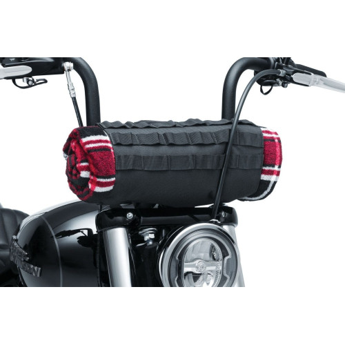 PartzBiz HD: 4413085-Kuryakyn 5224 สีดำปรับอเนกประสงค์ Mounted Jacket Roll Harley เมตริก 486960