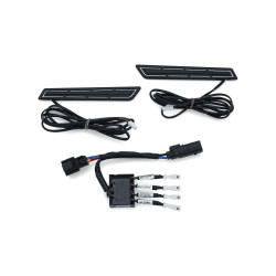 PartzBiz HD KA5477 - Kuryakyn 5477 ซาตินสีดำ LED Saddlebag บานพับสำเนียง 14-19 Harley Touring 486953 486-953 PartzBiz HD KA5477 - Kuryakyn 5477 ซาตินสีดำ LED Saddlebag บานพับสำเนียง 14-19 Harley Touring 486953 486-953