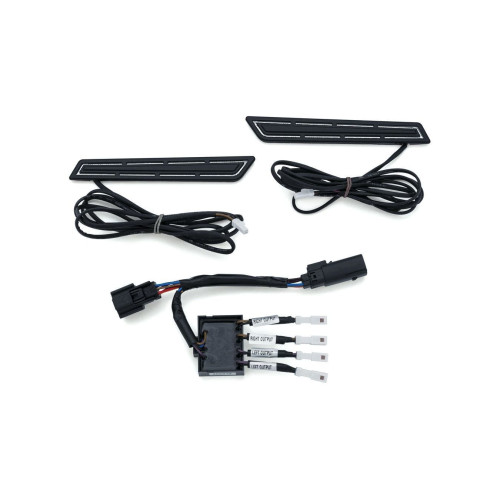 PartzBiz HD: 4413055-Kuryakyn 5477 Satin Black LED Saddlebag Hinge Accents 14-19 Harley Touring 486953 486-953 PartzBiz HD: 4413055-Kuryakyn 5477 Satin Black LED Saddlebag Hinge Accents 14-19 Harley Touring 486953 486-953