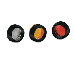 PartzBiz HD KA5482 - Kuryakyn 5482 Black Deep Dish Bullet Turn Signal Bezels เลนส์สีแดง Harley PartzBiz HD KA5482 - Kuryakyn 5482 Black Deep Dish Bullet Turn Signal Bezels เลนส์สีแดง Harley