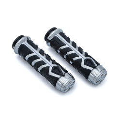 PartzBiz HD KA5752 - Kuryakyn 5753 Chrome Spear Grips 18-19 Indian Models EPDM Rubber PartzBiz HD KA5752 - Kuryakyn 5753 Chrome Spear Grips 18-19 Indian Models EPDM Rubber