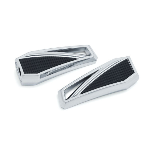 PartzBiz HD: 4413034-Kuryakyn 5760 Chrome Phantom Footpegs without Adapters Harley OEM Stock Mounts 485080