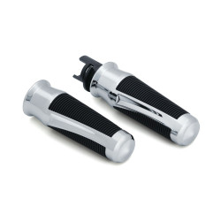 PartzBiz HD KA5766 - Kuryakyn 5766 Chrome Phantom Grips Indian Cruiser Aluminum 14-17 2014 2017 485145 Classic; Vintage; Chieftain; Roadmaster; Dark Horse; Springfield performance soft comfort touring best for PartzBiz HD KA5766 - Kuryakyn 5766 Chrome Phantom Grips Indian Cruiser Aluminum 14-17 2014 2017 485145 Classic; Vintage; Chieftain; Roadmaster; Dark Horse; Springfield performance soft comfort touring best for