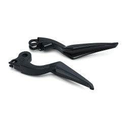 PartzBiz HD KA5775 - Kuryakyn 5775 Black Phantom Hand Levers Clutch & Brake Indian 14-17 Models
