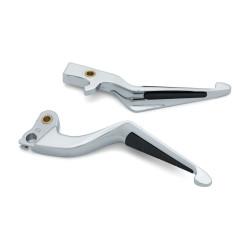 PartzBiz HD KA5778 - Kuryakyn 5778 Chrome Iso Ergonomic Brake & Clutch Levers 18-19 Indian Models 486955 486-955