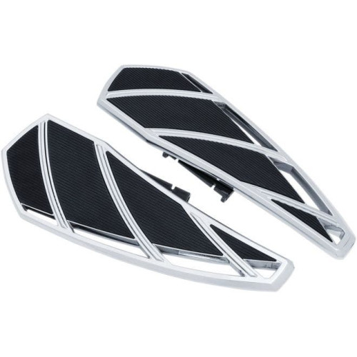 PartzBiz HD: 4413018-Kuryakyn 5794 Chrome Phantom Driver Floorboards Harley M8 Softail 18-Up 2018-2019 M8 softail breakout deluxe fat bob boy heritage low rider street bob fxdr