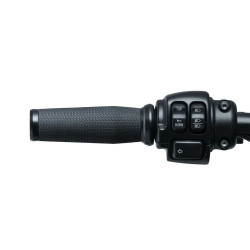 PartzBiz HD KA5943 - Kuryakyn 5943 Black Thresher Hand Grips Harley TBW Electronic Throttle 08-19 Harley PartzBiz HD KA5943 - Kuryakyn 5943 Black Thresher Hand Grips Harley TBW Electronic Throttle 08-19 Harley