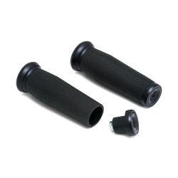 PartzBiz HD KA5949 - Kuryakyn 5949 Satin Black 1" Thresher Open End Grips Universal Fit 0630-2407 06302407 481870 PartzBiz HD KA5949 - Kuryakyn 5949 Satin Black 1" Thresher Open End Grips Universal Fit 0630-2407 06302407 481870