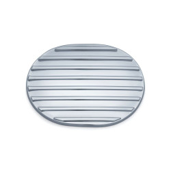 PartzBiz HD KA6068 - Kuryakyn 6068 Chrome Finned Front Primary Accent Cover Harley Touring M8 17-18