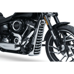 PartzBiz HD KA6464 - Kuryakyn 6464 Chrome Precision Chin Spoiler 18-19 Harley-Davidson Softail FL 485118 485-118