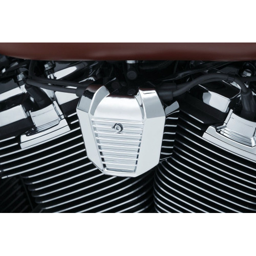 PartzBiz HD: 4412950-Kuryakyn 6466 Chrome Precision Coil Cover รุ่น 2018 Harley Softail M8