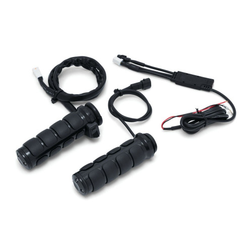 PartzBiz HD: 4412954-Kuryakyn 6472 ปลอกแฮนด์ ISO แบบอุ่นสีดำ E-Throttle Harley พร้อม TBW 08-20