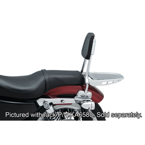 PartzBiz HD: 4412920-Kuryakyn 6582 พนักพิงซิสซี่บาร์ Chrome Harley Davidson Sportster XL 04-20