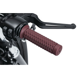 PartzBiz HD KA6597 - Kuryakyn 6597 Braaap! Grips Waffle Pattern 7/8" Red Old School Universal PartzBiz HD KA6597 - Kuryakyn 6597 Braaap! Grips Waffle Pattern 7/8" Red Old School Universal