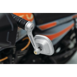 PartzBiz HD KA6657 - Kuryakyn 6657 Black Dillinger กระจกปลายแฮนด์ 1 ” 7/8 ” Harley Metric Universal davidson custom chopper bagger cruiser ที่ดีที่สุดสำหรับ PartzBiz HD KA6657 - Kuryakyn 6657 Black Dillinger กระจกปลายแฮนด์ 1 ” 7/8 ” Harley Metric Universal davidson custom chopper bagger cruiser ที่ดีที่สุดสำหรับ