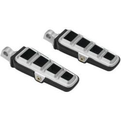 PartzBiz HD KA6666 - Kuryakyn 6666 Silver Dillinger เท้า W/อะแดปเตอร์ Universal Harley Fit 1620-1875 16201875 485613 PartzBiz HD KA6666 - Kuryakyn 6666 Silver Dillinger เท้า W/อะแดปเตอร์ Universal Harley Fit 1620-1875 16201875 485613