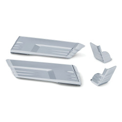 PartzBiz HD KA7190 - Kuryakyn 7190 Chrome Speedform Saddlebag Extensions 14-18 สำหรับ Harley Touring FLH/T 486936