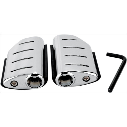 PartzBiz HD: 4412851-Kuryakyn 7597 Chrome Trident Dually ISO-หมุด โดยไม่มีอะแดปเตอร์ Universal Fitment PartzBiz HD: 4412851-Kuryakyn 7597 Chrome Trident Dually ISO-หมุด โดยไม่มีอะแดปเตอร์ Universal Fitment