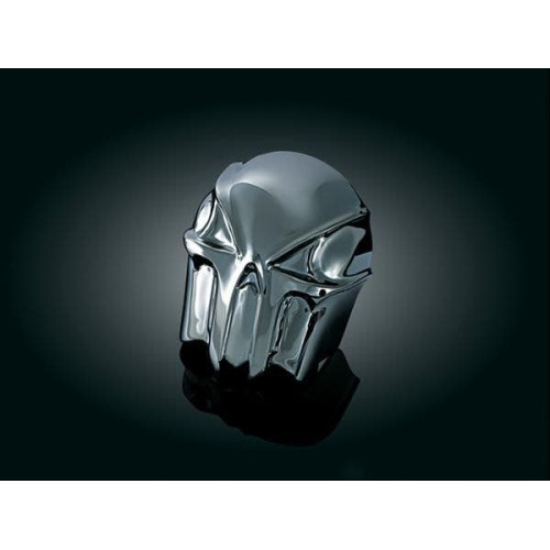 PartzBiz HD: 4412815-Kuryakyn 7741 ฝาครอบแตรกะโหลก Chrome สีดำสำหรับ Harley Cow Bell Horn Cover PartzBiz HD: 4412815-Kuryakyn 7741 ฝาครอบแตรกะโหลก Chrome สีดำสำหรับ Harley Cow Bell Horn Cover