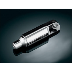 PartzBiz HD KA8064 - Kuryakyn 8064 ส่วนต่อขยายที่วางเท้าแบบ Chrome Male Mount 2-1/2” Harley & Metric