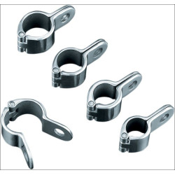 PartzBiz HD KA8073 - Kuryakyn 8073 1-1/4 ” Chrome Magnum Quick Clamp (ea) Harley & เมตริก