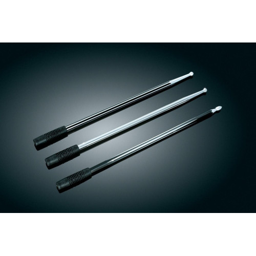 PartzBiz HD: 4412793-Kuryakyn Billet Hex Grooved Two Tone Black Antenna AM FM WB Harley Touring | 864 PartzBiz HD: 4412793-Kuryakyn Billet Hex Grooved Two Tone Black Antenna AM FM WB Harley Touring | 864