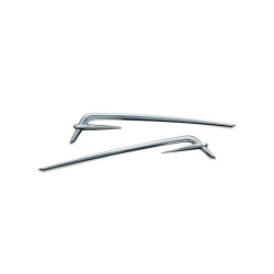 PartzBiz HD KA8647 - Kuryakyn 8647 Chrome Tour-Pak สำเนียงสำหรับ Harley Touring 80-13