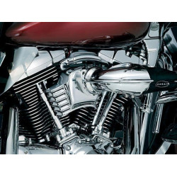 PartzBiz HD KA8658 - Kuryakyn 8658 Chrome Throttle Body รองรับฝาครอบ Harley FLH/T 16-17 Softail