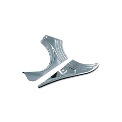 PartzBiz HD KA8677 - Kuryakyn 8677 Chrome Lower Belt Guard Accent Harley Twin Cam Softail 00-17