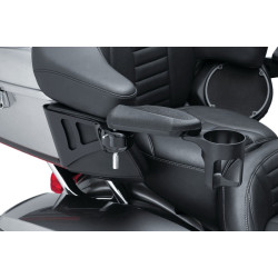 PartzBiz HD KA8700 - Kuryakyn 8700 ที่พักแขนผู้โดยสารสีดำเงา Harley Touring n Trike 14-Up