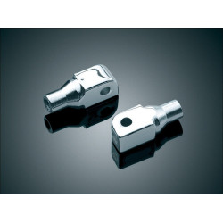 PartzBiz HD KA8812 - Kuryakyn 8812 Chrome Tapered Peg Adapters สำหรับ Yamaha