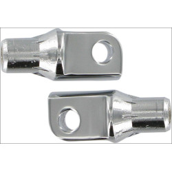 PartzBiz HD KA8822 - Kuryakyn 8822 อะแดปเตอร์หมุดเรียว Chrome สำหรับ Suzuki
