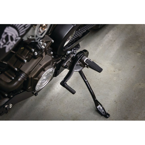 PartzBiz HD: 4412774-Kuryakyn 8965 Black Mid Controls Relocation Kit รถจักรยานยนต์ Indian Scout 15-19 ความสะดวกสบายที่ดีที่สุดสำหรับ