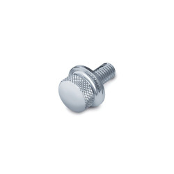 PartzBiz HD KA9038 - Kuryakyn 9038 สกรูที่นั่งแบบมีสันโครเมี่ยมด้านหลังสำหรับรุ่น Harley 1/4” -20 เท่านั้น