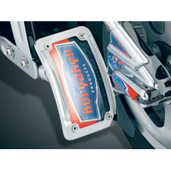 PartzBiz HD KA9251 - Kuryakyn 9251 Chrome Lighted Curved Vertical Side Mount (ea) Harley และเมตริก PartzBiz HD KA9251 - Kuryakyn 9251 Chrome Lighted Curved Vertical Side Mount (ea) Harley และเมตริก