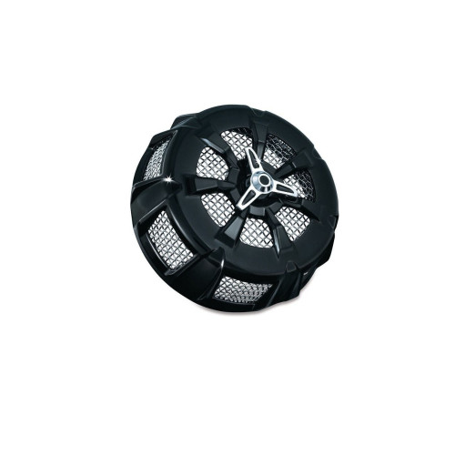 PartzBiz HD: 4412752-Kuryakyn 9438 Gloss Black Alley Cat Air Cleaner Cover Harley Touring Dyna Softail | 9438