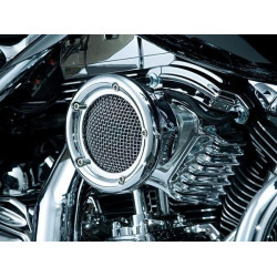 PartzBiz HD KA9511 - Kuryakyn 9511 Chrome Velociraptor Stage 1 Air Cleaner Harley Evo CV Big Twin 93-99 PartzBiz HD KA9511 - Kuryakyn 9511 Chrome Velociraptor Stage 1 Air Cleaner Harley Evo CV Big Twin 93-99