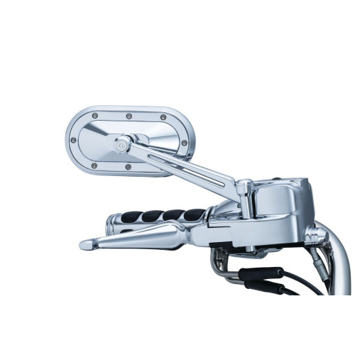PartzBiz HD: 4412711-Kuryakyn Chrome 6" Heavy Industry Mirrors for Harley Victory Metric 1736
