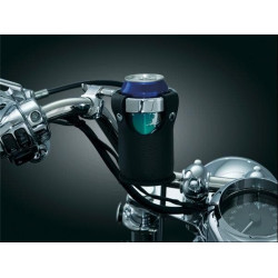 PartzBiz HD KA1488 - Kuryakyn 1488 Beverage Carrier Universal Drink Holder with Mount for 1" Bars