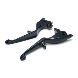 PartzBiz HD KA1844 - Kuryakyn Gloss Black Trigger Levers Brake & Hydraulic Clutch Levers for Harley 14-16 | 1849 PartzBiz HD KA1844 - Kuryakyn Gloss Black Trigger Levers Brake & Hydraulic Clutch Levers for Harley 14-16 | 1849