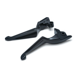 PartzBiz HD KA1849 - Kuryakyn Gloss Black Boss Levers Brake & Hydraulic Clutch Levers for Harley 14-16 | 1849 PartzBiz HD KA1849 - Kuryakyn Gloss Black Boss Levers Brake & Hydraulic Clutch Levers for Harley 14-16 | 1849