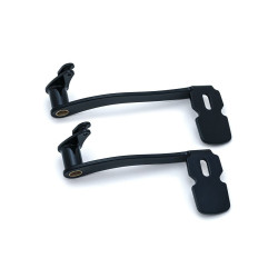PartzBiz HD KA9673 - Kuryakyn Black Extended Brake Lever for Harley Touring Models 14-16 w/ Lowers | 9673 PartzBiz HD KA9673 - Kuryakyn Black Extended Brake Lever for Harley Touring Models 14-16 w/ Lowers | 9673